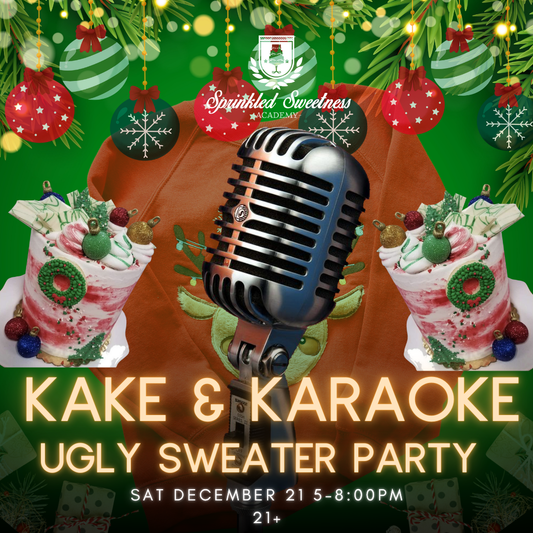 Kake & Karaoke Ugly Sweater Christmas Party (DEC 21st)